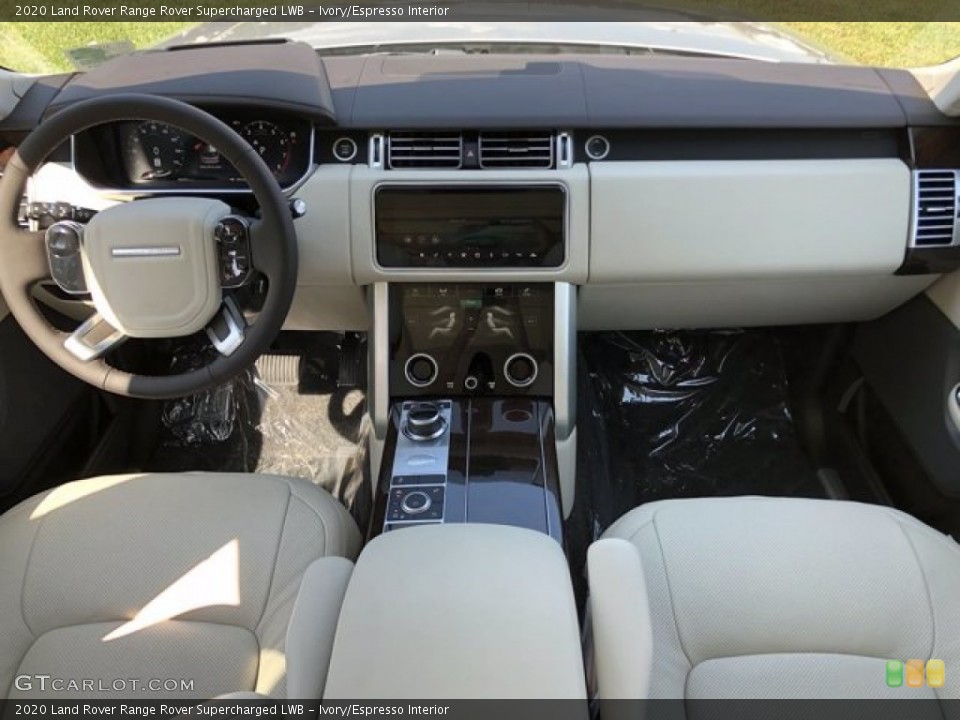 Ivory/Espresso Interior Photo for the 2020 Land Rover Range Rover Supercharged LWB #139872018