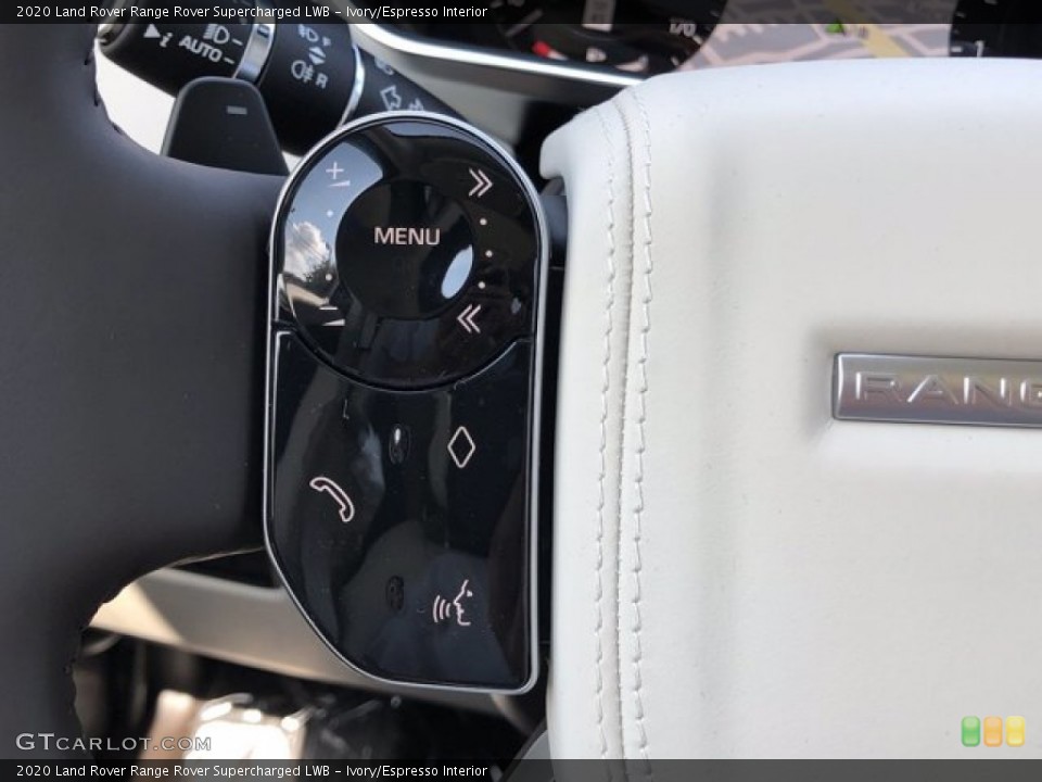 Ivory/Espresso Interior Steering Wheel for the 2020 Land Rover Range Rover Supercharged LWB #139872304