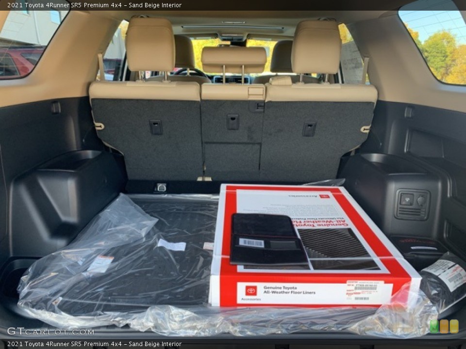Sand Beige Interior Trunk for the 2021 Toyota 4Runner SR5 Premium 4x4 #139872601