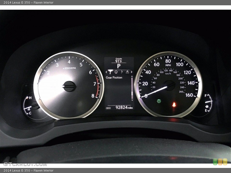 Flaxen Interior Gauges for the 2014 Lexus IS 350 #139873068