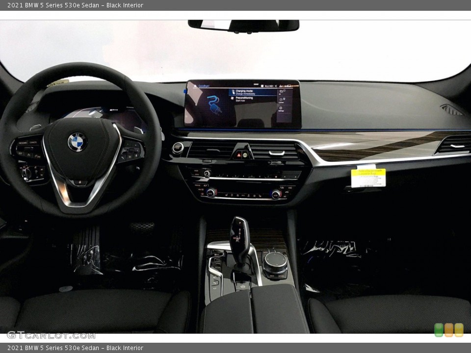 Black Interior Dashboard for the 2021 BMW 5 Series 530e Sedan #139874623