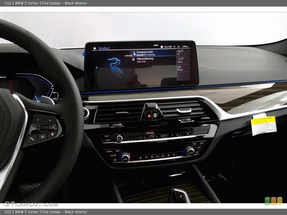 Black Interior Controls for the 2021 BMW 5 Series 530e Sedan #139874642