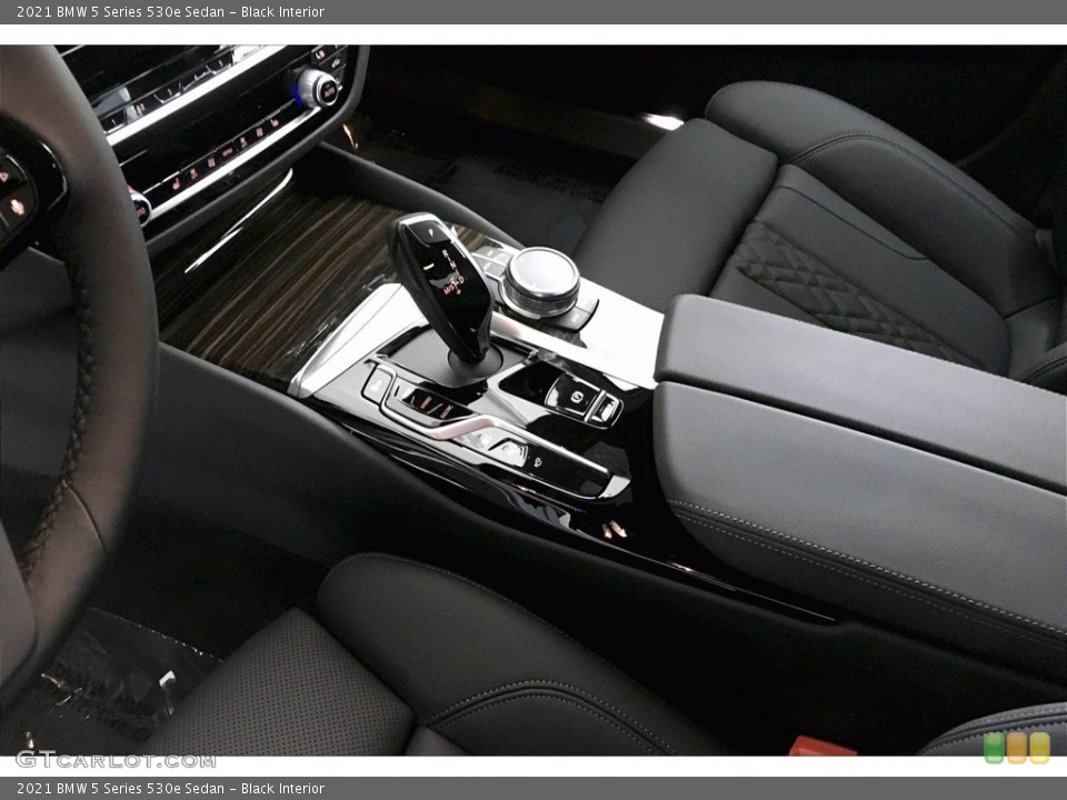 Black Interior Transmission for the 2021 BMW 5 Series 530e Sedan #139874698