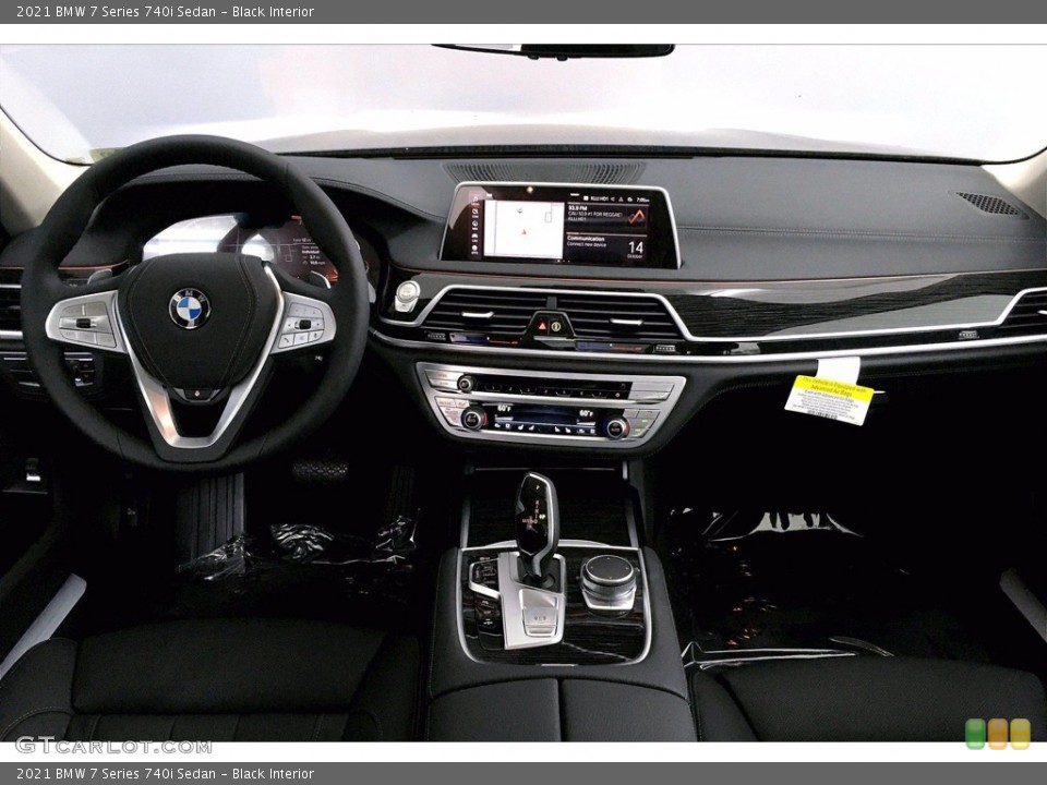 Black Interior Dashboard for the 2021 BMW 7 Series 740i Sedan #139875065