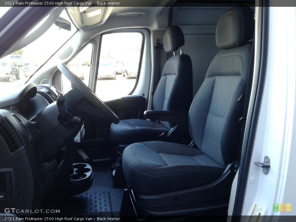 Black Interior Front Seat for the 2021 Ram ProMaster 2500 High Roof Cargo Van #139875163