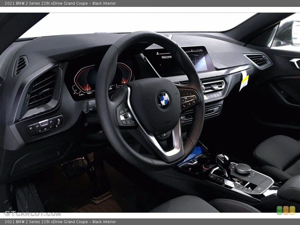 Black Interior Steering Wheel for the 2021 BMW 2 Series 228i xDrive Grand Coupe #139876413