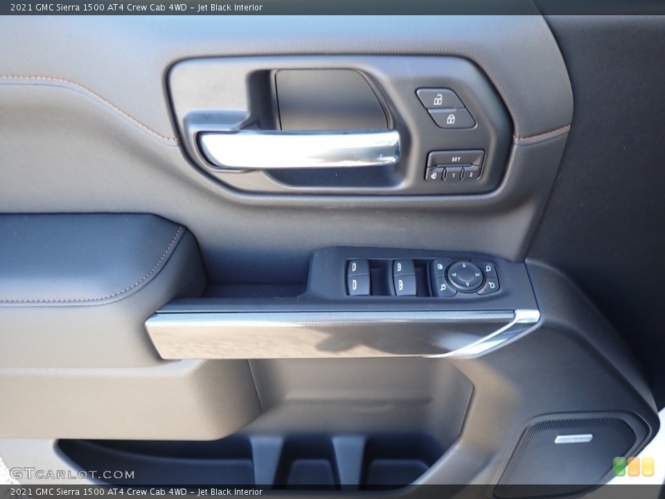 Jet Black Interior Door Panel for the 2021 GMC Sierra 1500 AT4 Crew Cab 4WD #139879677
