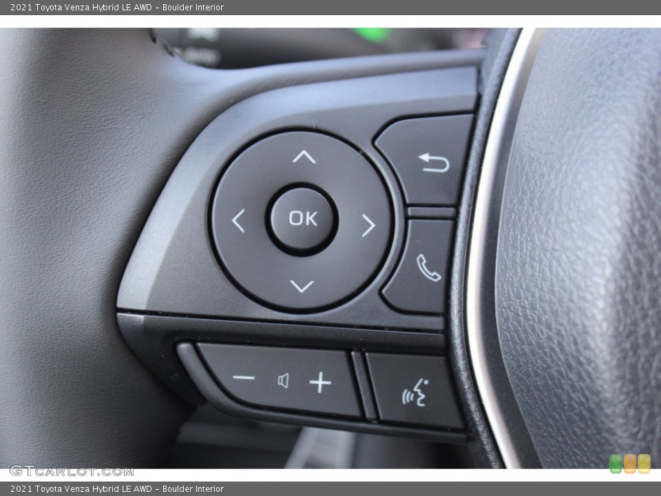 Boulder Interior Steering Wheel for the 2021 Toyota Venza Hybrid LE AWD #139879962