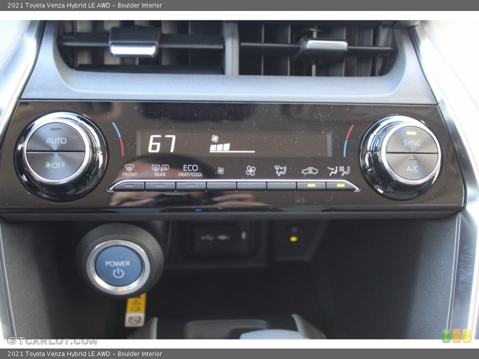 Boulder Interior Controls for the 2021 Toyota Venza Hybrid LE AWD #139880097