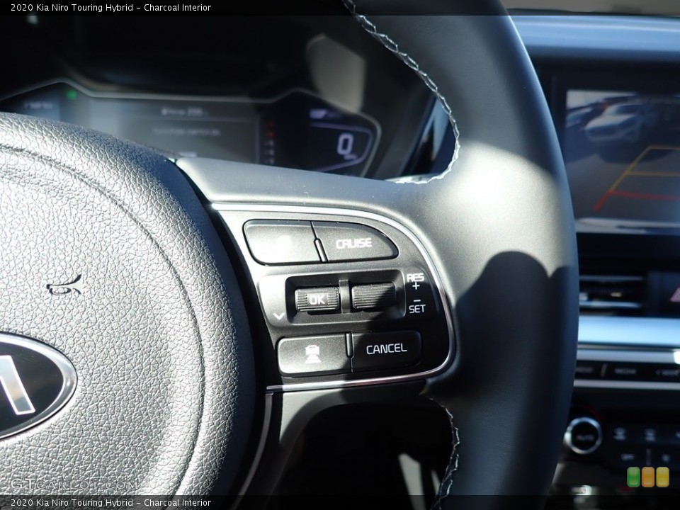 Charcoal Interior Steering Wheel for the 2020 Kia Niro Touring Hybrid #139881755