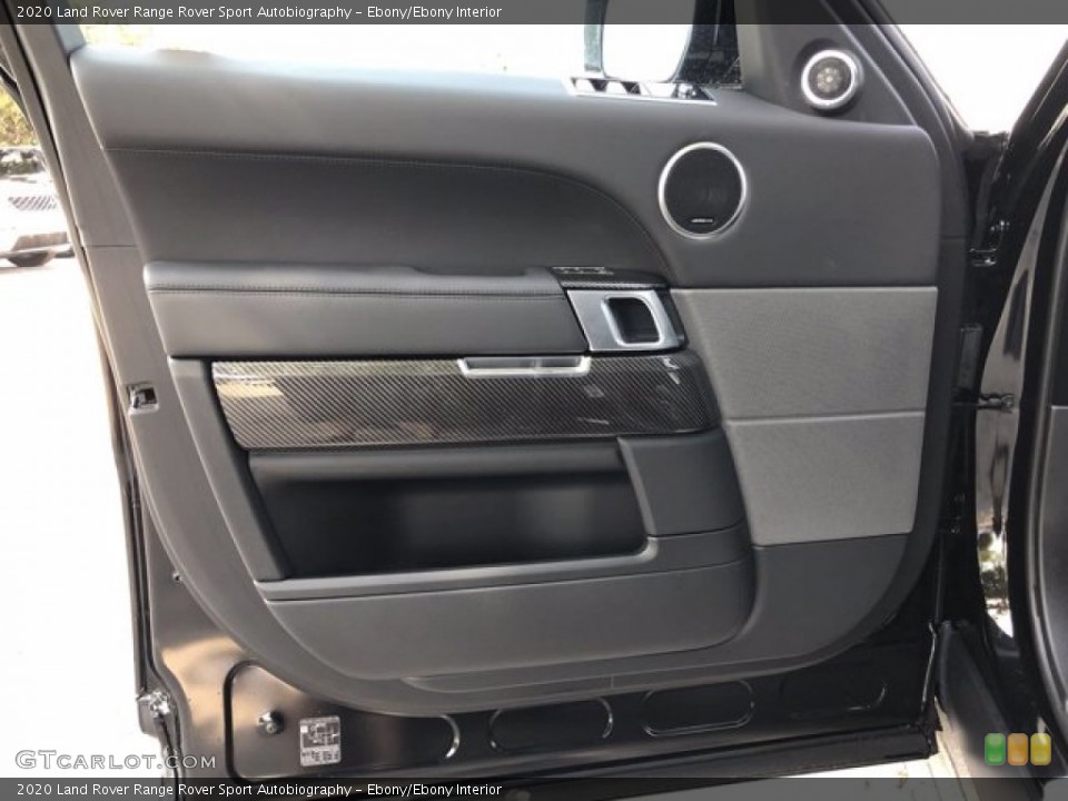 Ebony/Ebony Interior Door Panel for the 2020 Land Rover Range Rover Sport Autobiography #139881903