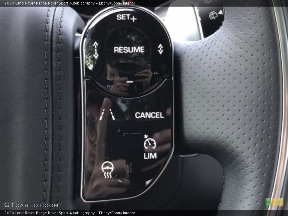 Ebony/Ebony Interior Steering Wheel for the 2020 Land Rover Range Rover Sport Autobiography #139882008