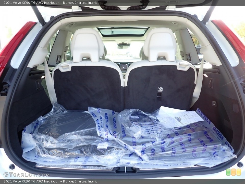 Blonde/Charcoal Interior Trunk for the 2021 Volvo XC90 T6 AWD Inscription #139882554