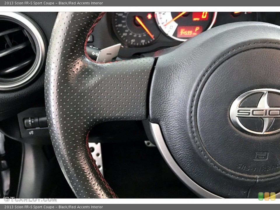 Black/Red Accents Interior Steering Wheel for the 2013 Scion FR-S Sport Coupe #139882557