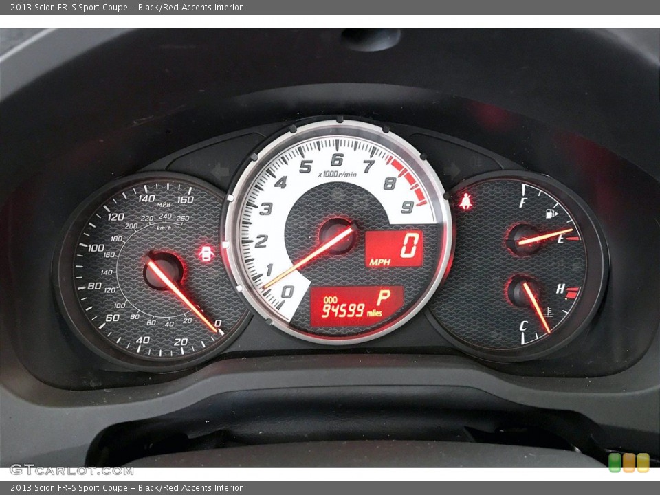 Black/Red Accents Interior Gauges for the 2013 Scion FR-S Sport Coupe #139882615