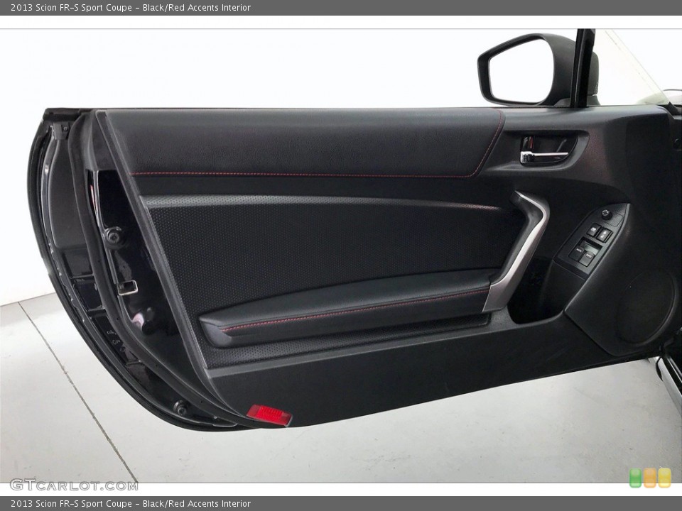 Black/Red Accents Interior Door Panel for the 2013 Scion FR-S Sport Coupe #139882641