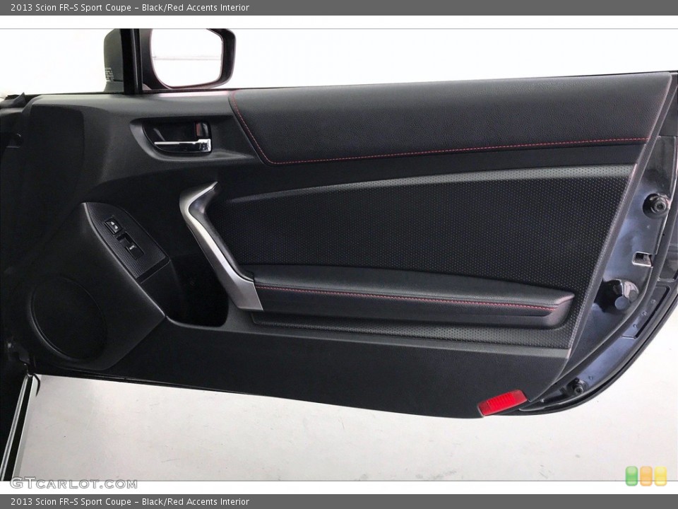 Black/Red Accents Interior Door Panel for the 2013 Scion FR-S Sport Coupe #139882667