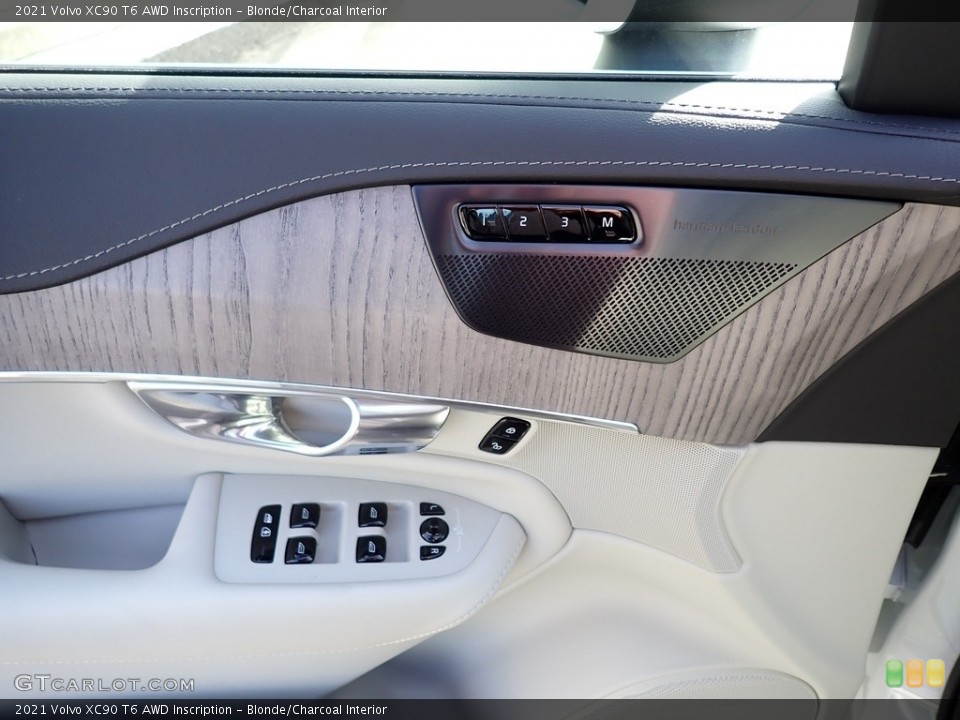 Blonde/Charcoal Interior Door Panel for the 2021 Volvo XC90 T6 AWD Inscription #139882728