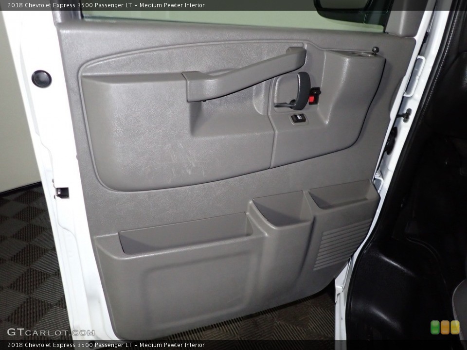 Medium Pewter Interior Door Panel for the 2018 Chevrolet Express 3500 Passenger LT #139884252