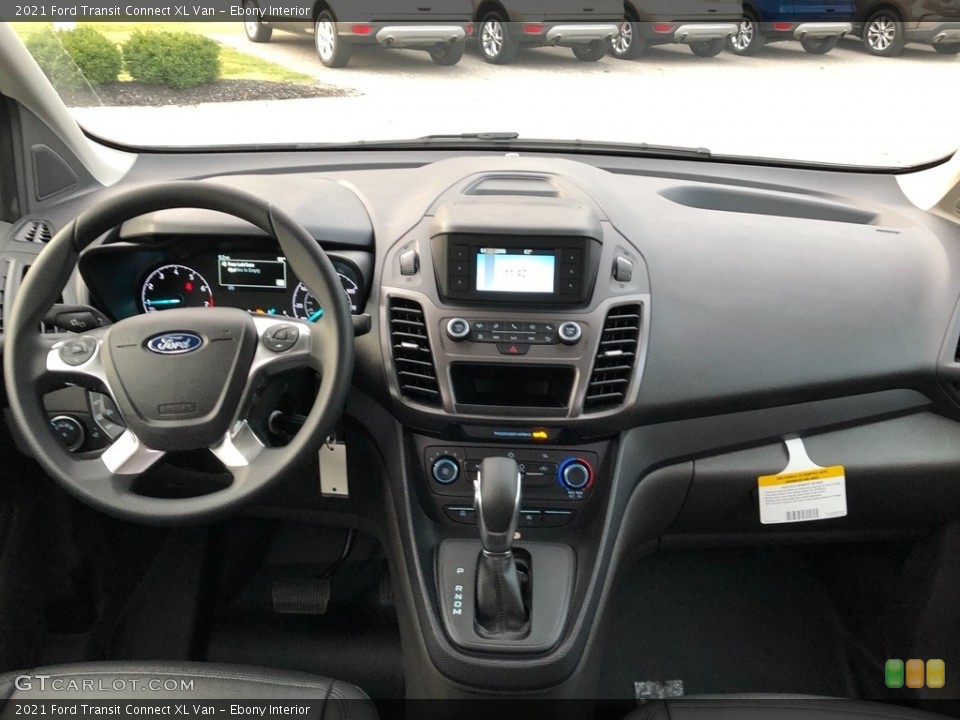 Ebony Interior Dashboard for the 2021 Ford Transit Connect XL Van #139885524