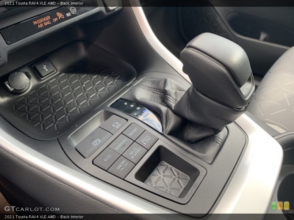 Black Interior Transmission for the 2021 Toyota RAV4 XLE AWD #139887969