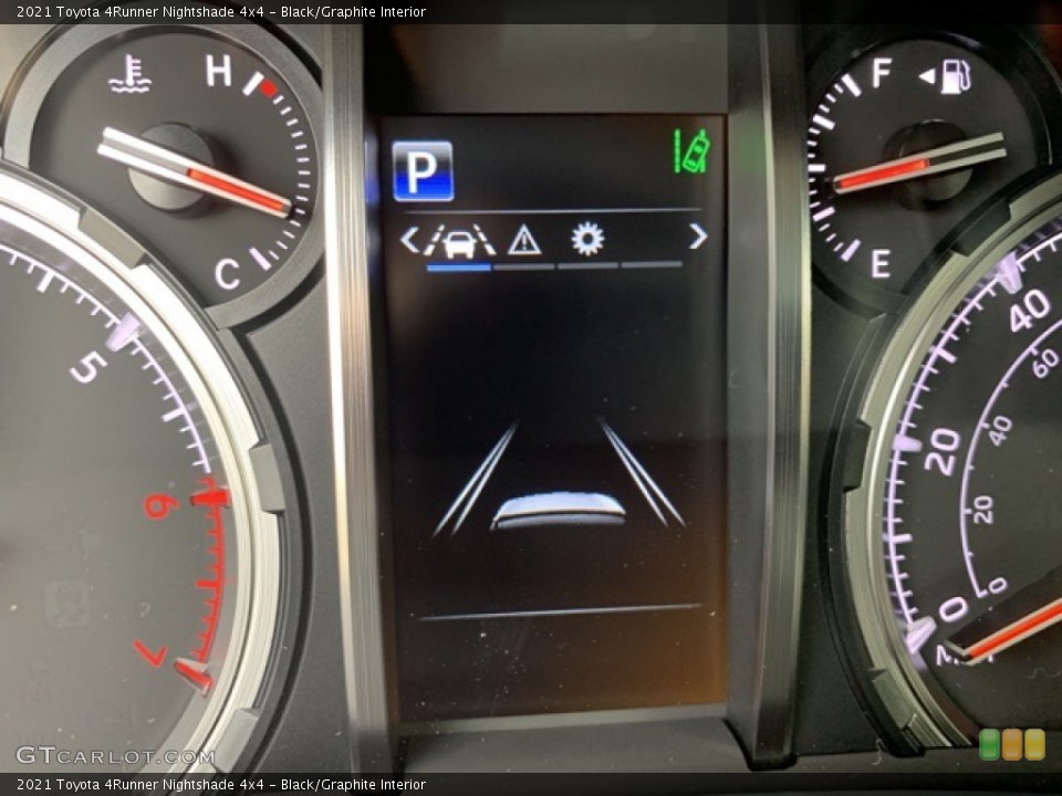 Black/Graphite Interior Gauges for the 2021 Toyota 4Runner Nightshade 4x4 #139888620