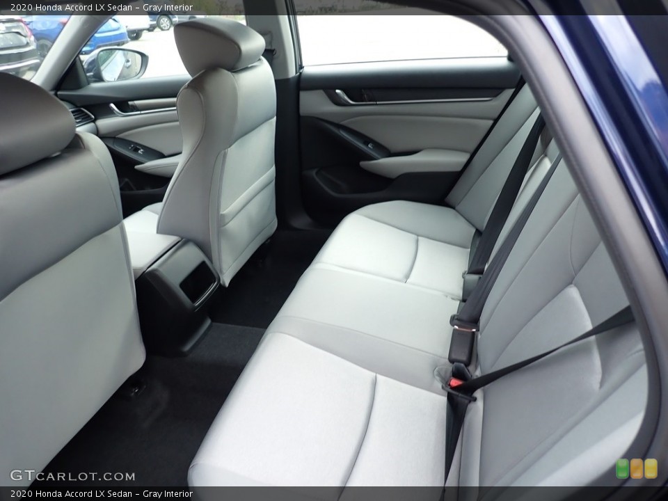 Gray Interior Rear Seat for the 2020 Honda Accord LX Sedan #139889616