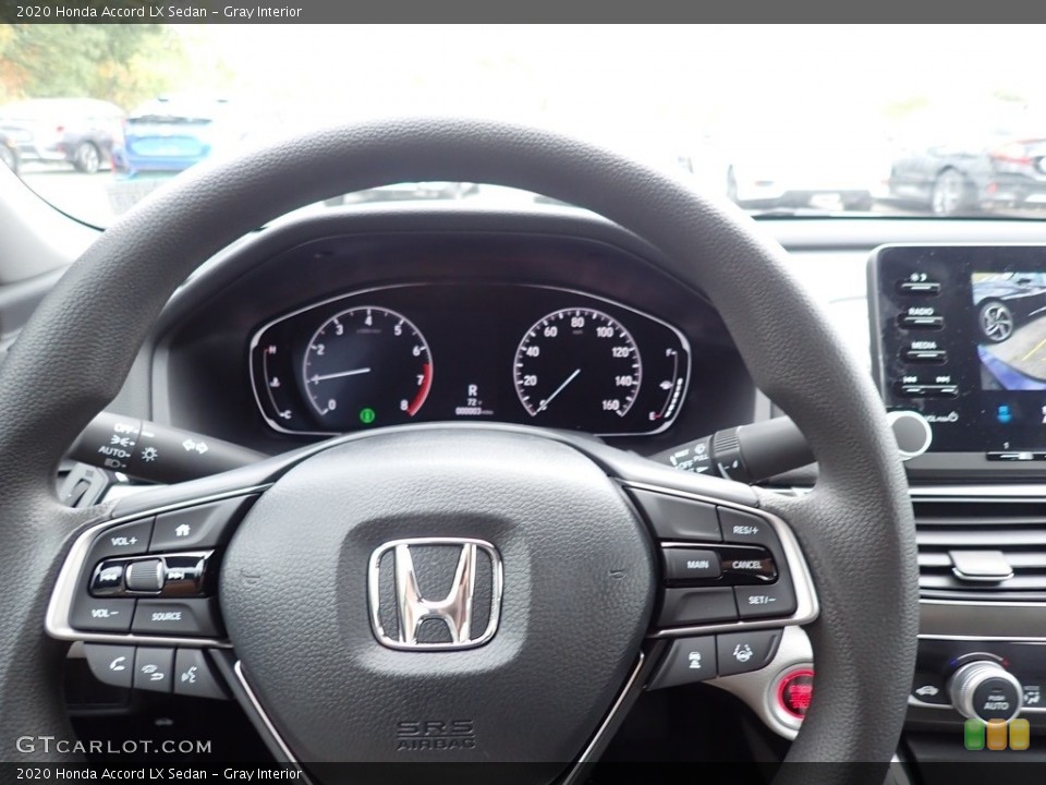 Gray Interior Steering Wheel for the 2020 Honda Accord LX Sedan #139889823