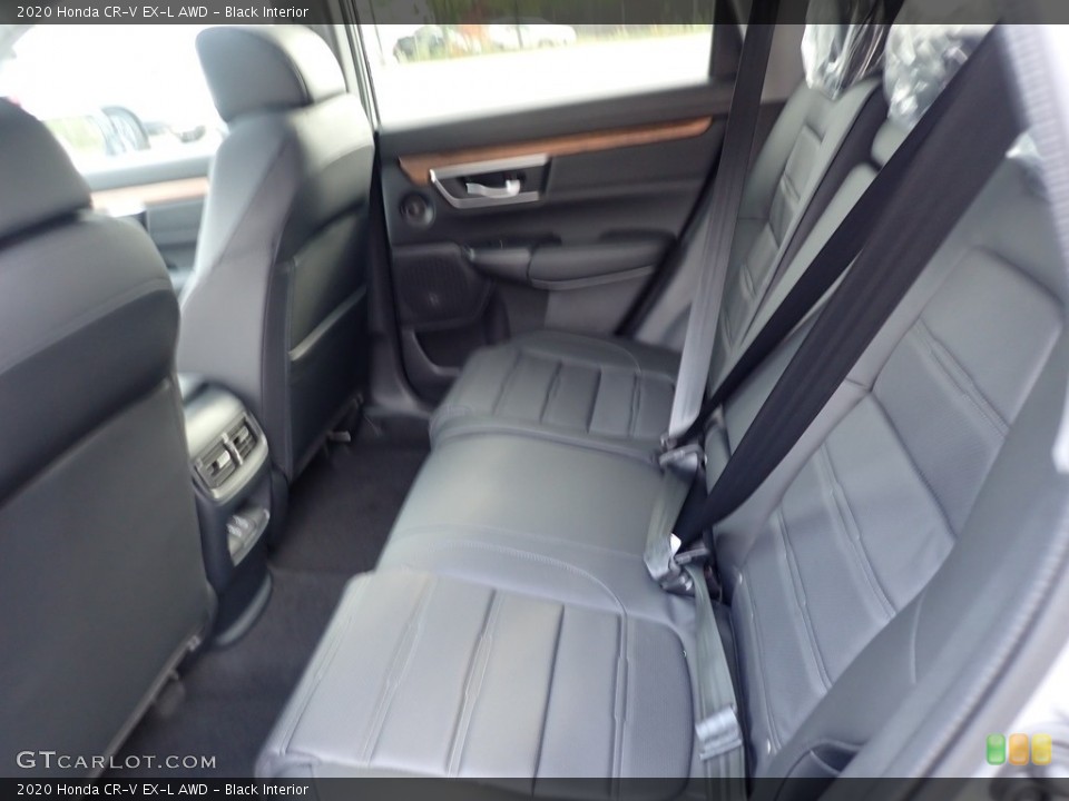 Black Interior Rear Seat for the 2020 Honda CR-V EX-L AWD #139890726