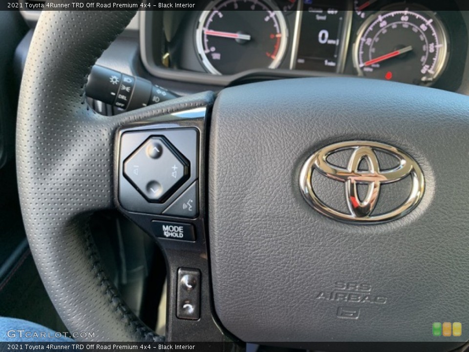 Black Interior Steering Wheel for the 2021 Toyota 4Runner TRD Off Road Premium 4x4 #139891140