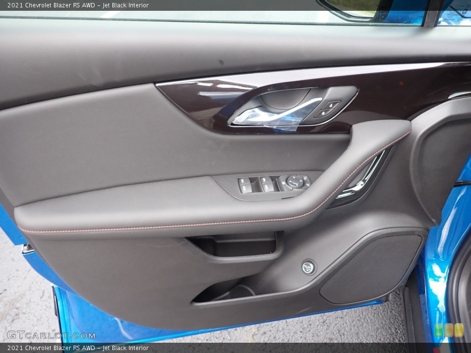 Jet Black Interior Door Panel for the 2021 Chevrolet Blazer RS AWD #139891185
