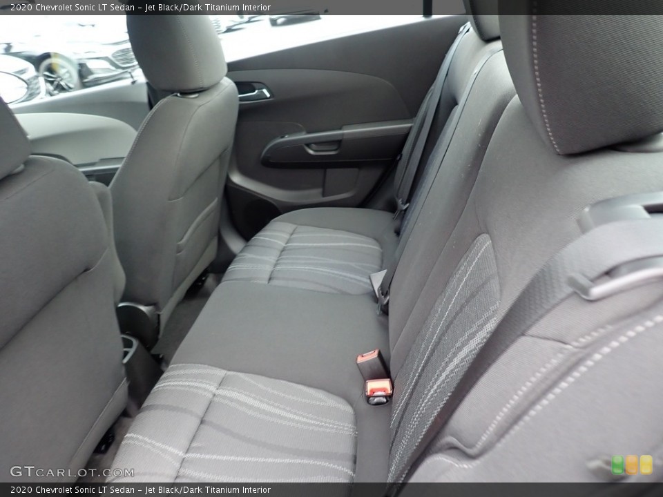 Jet Black/Dark Titanium Interior Rear Seat for the 2020 Chevrolet Sonic LT Sedan #139892103