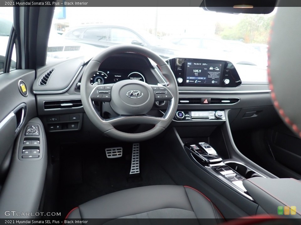 Black Interior Photo for the 2021 Hyundai Sonata SEL Plus #139893249