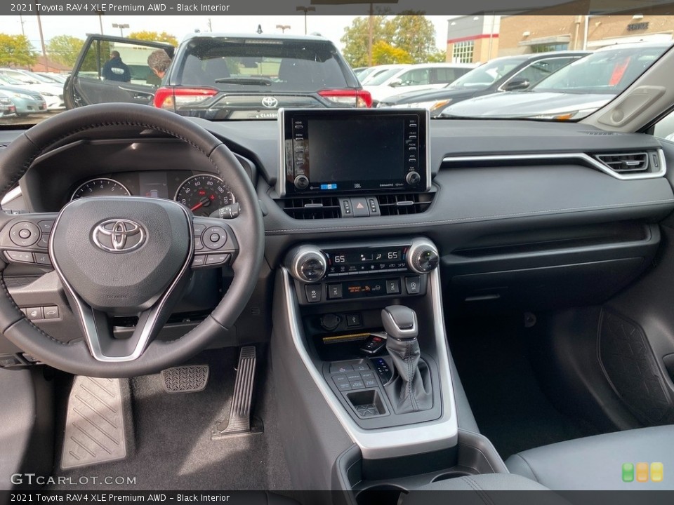 Black Interior Photo for the 2021 Toyota RAV4 XLE Premium AWD #139893711