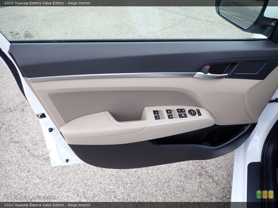 Beige Interior Door Panel for the 2020 Hyundai Elantra Value Edition #139894365