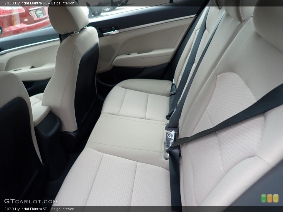 Beige Interior Rear Seat for the 2020 Hyundai Elantra SE #139895070