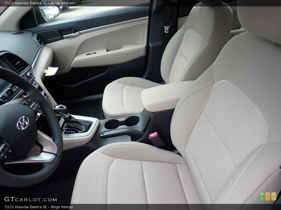 Beige Interior Front Seat for the 2020 Hyundai Elantra SE #139895121