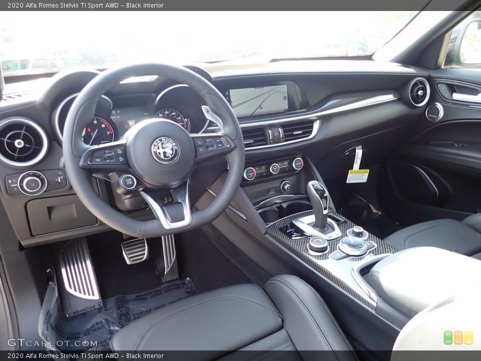 Black Interior Dashboard for the 2020 Alfa Romeo Stelvio TI Sport AWD #139895274