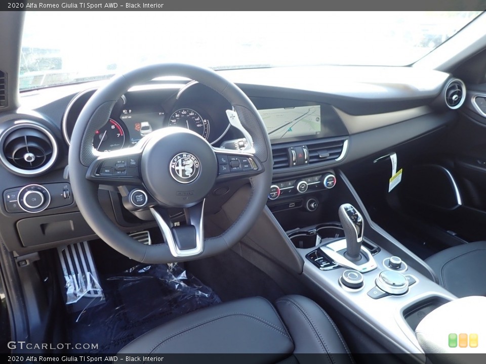 Black Interior Front Seat for the 2020 Alfa Romeo Giulia TI Sport AWD #139895673