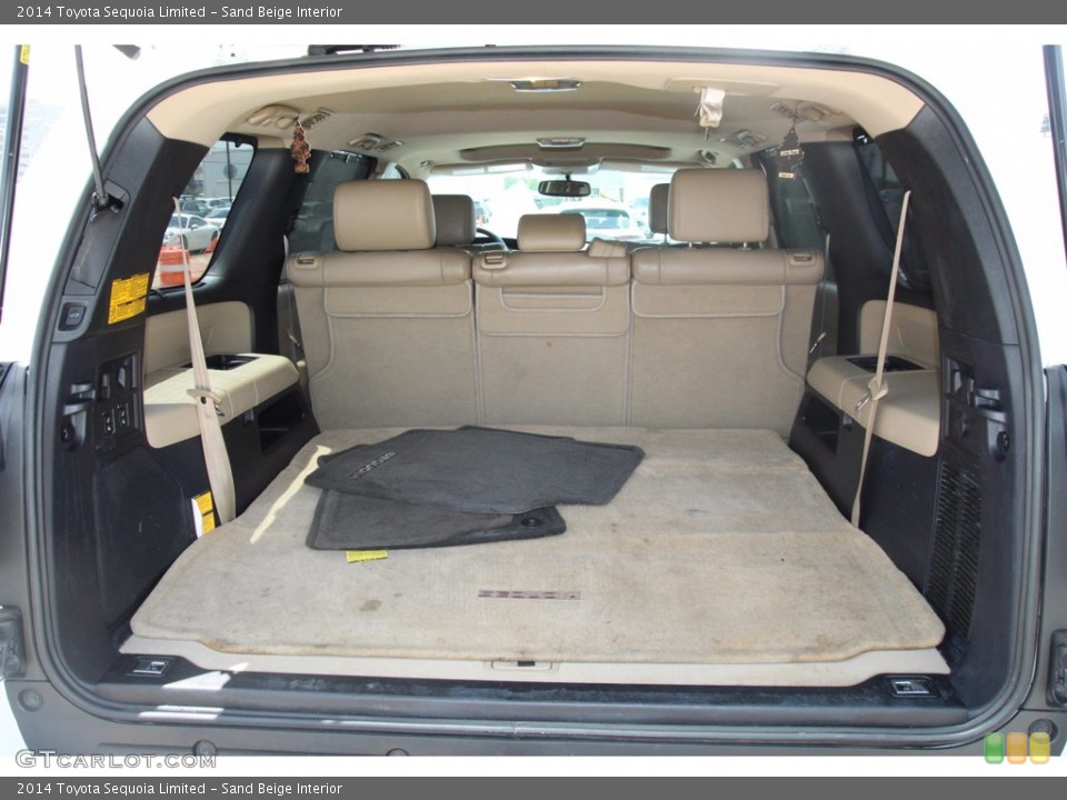Sand Beige Interior Trunk for the 2014 Toyota Sequoia Limited #139896747