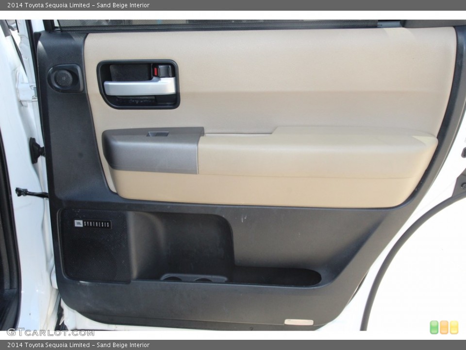 Sand Beige Interior Door Panel for the 2014 Toyota Sequoia Limited #139896762