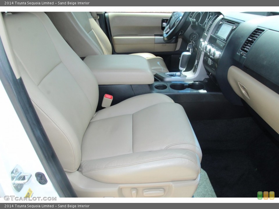 Sand Beige Interior Front Seat for the 2014 Toyota Sequoia Limited #139896804