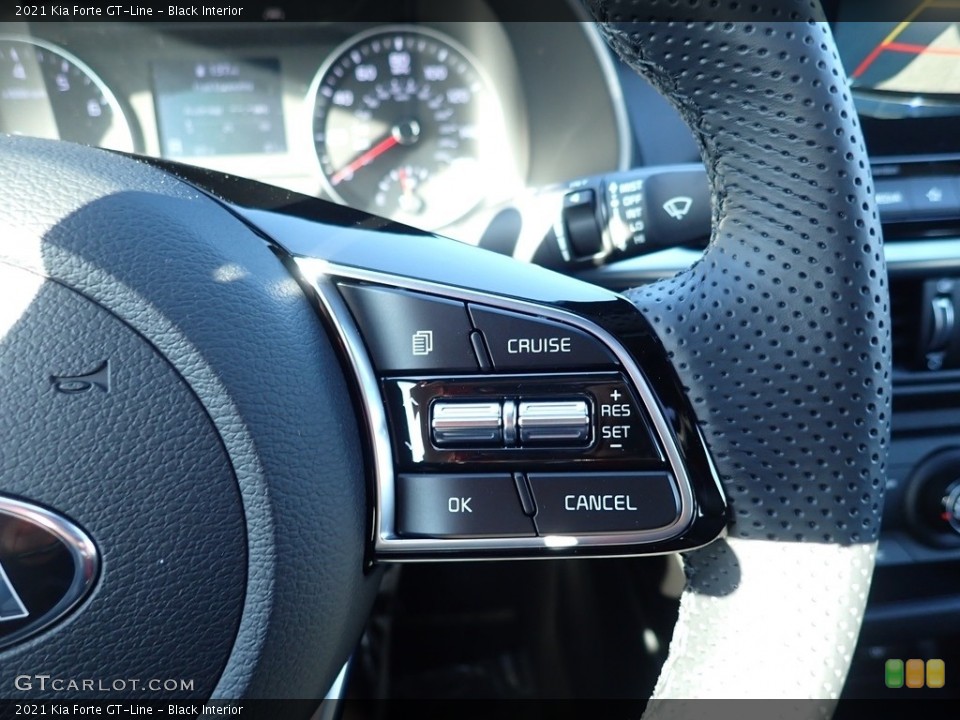 Black Interior Steering Wheel for the 2021 Kia Forte GT-Line #139897368