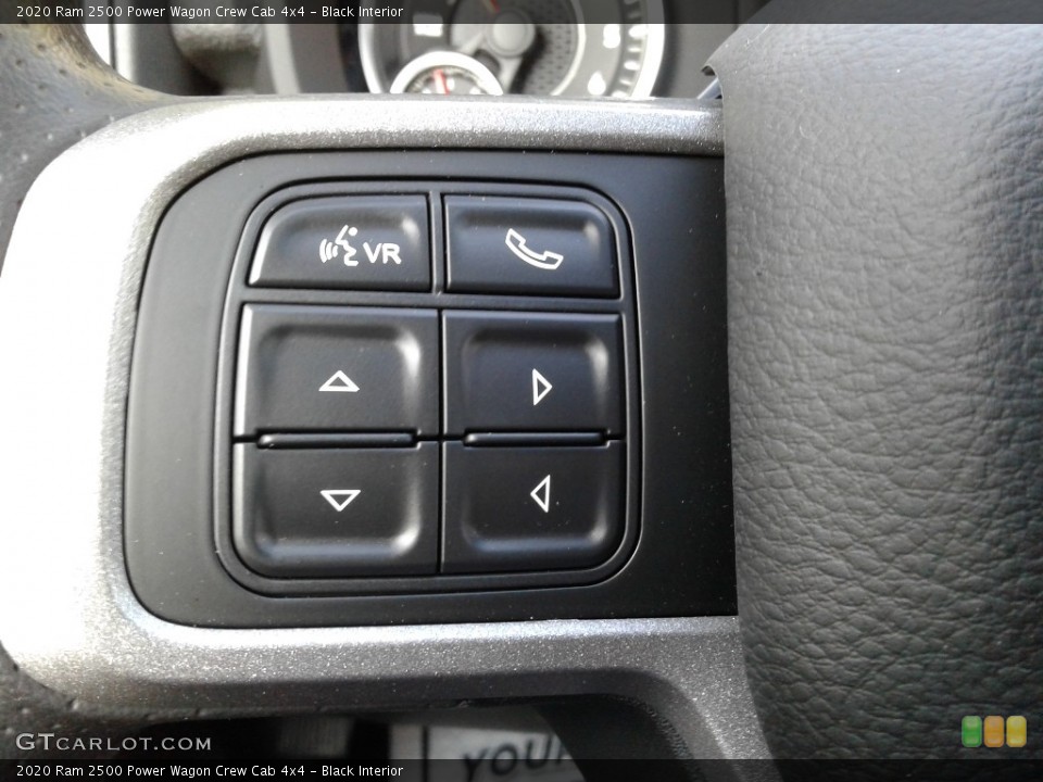 Black Interior Steering Wheel for the 2020 Ram 2500 Power Wagon Crew Cab 4x4 #139897437
