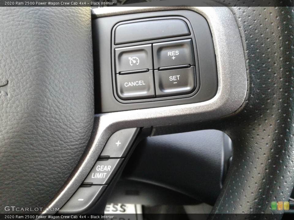 Black Interior Steering Wheel for the 2020 Ram 2500 Power Wagon Crew Cab 4x4 #139897452