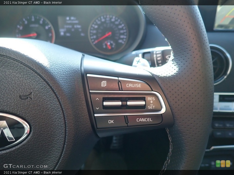 Black Interior Steering Wheel for the 2021 Kia Stinger GT AWD #139898238