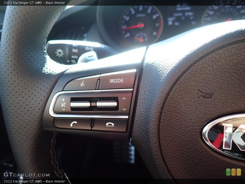 Black Interior Steering Wheel for the 2021 Kia Stinger GT AWD #139898250