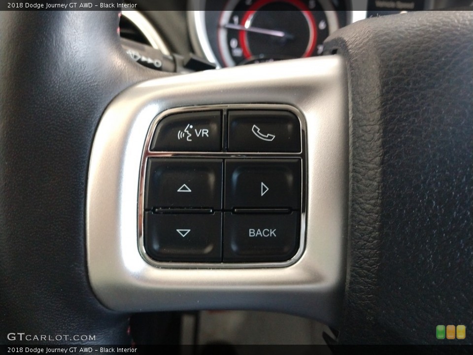Black Interior Steering Wheel for the 2018 Dodge Journey GT AWD #139900202