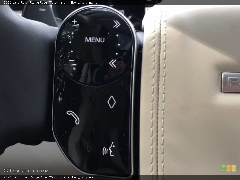 Ebony/Ivory Interior Steering Wheel for the 2021 Land Rover Range Rover Westminster #139901378