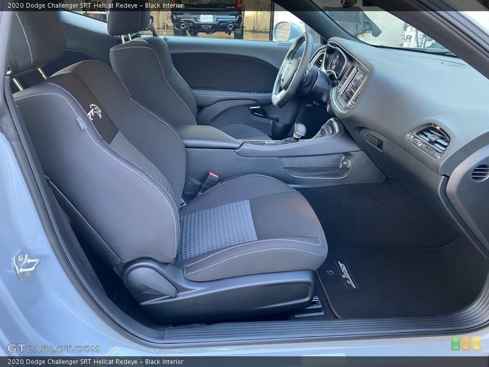 Black Interior Front Seat for the 2020 Dodge Challenger SRT Hellcat Redeye #139902011